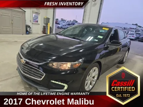 Black 2017 Chevrolet Malibu Premier for sale in Cedar Rapids, IA