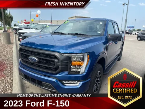 Blue 2023 Ford F-150 XLT for sale in Cedar Rapids, IA