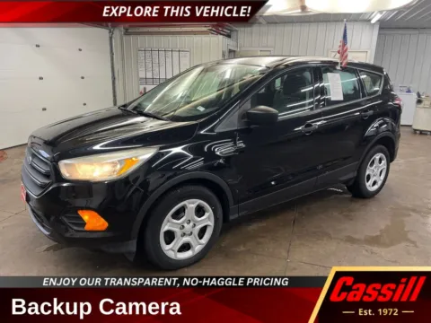 Black 2017 Ford Escape S for sale in Cedar Rapids, IA