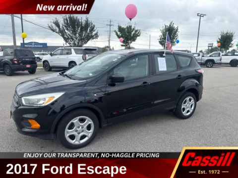 Black 2017 Ford Escape S for sale in Cedar Rapids, IA
