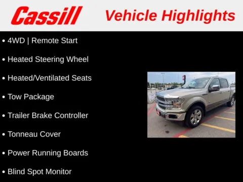 Another view of 2018 Ford F-150 King Ranch for sale in Cedar Rapids, IA at Cassill Motors