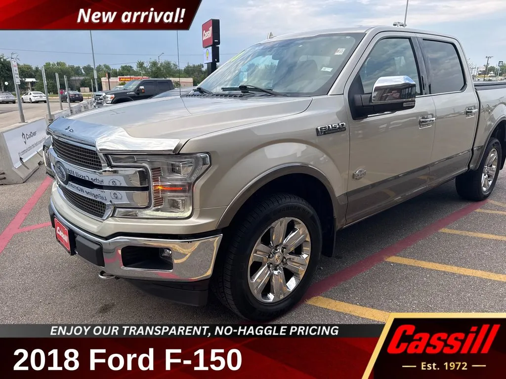 White 2018 Ford F-150 King Ranch for sale in Cedar Rapids, IA