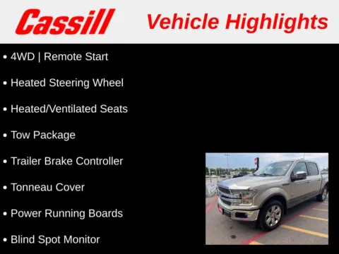 Another view of 2018 Ford F-150 King Ranch for sale in Cedar Rapids, IA at Cassill Motors