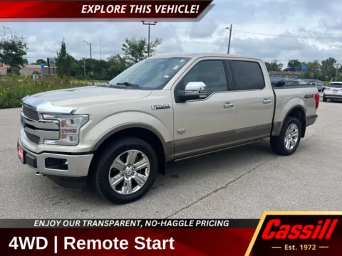 White 2018 Ford F-150 King Ranch for sale in Cedar Rapids, IA