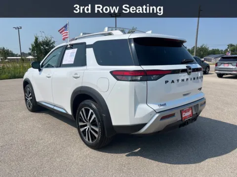Another view of 2025 Nissan Pathfinder Platinum for sale in Cedar Rapids, IA at Cassill Motors