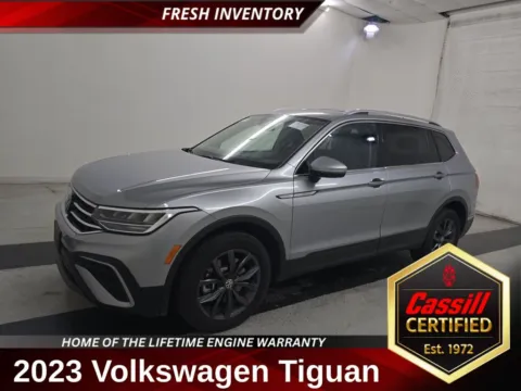 Silver 2023 Volkswagen Tiguan 2.0T SE for sale in Cedar Rapids, IA