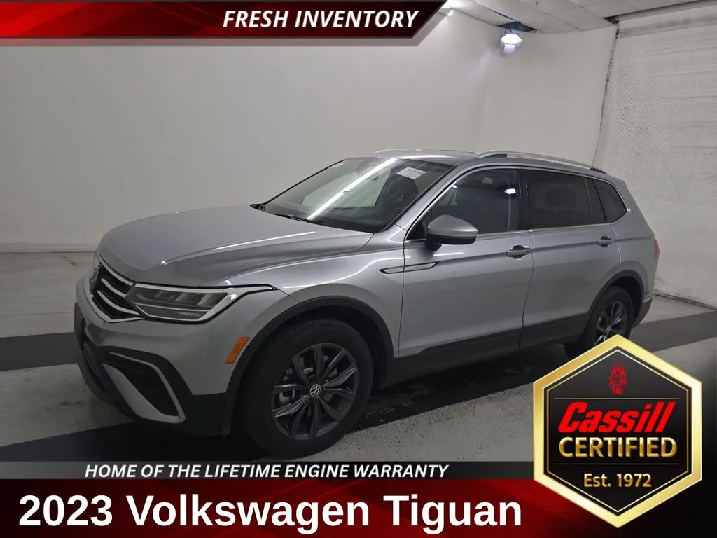 Silver 2023 Volkswagen Tiguan 2.0T SE for sale in Cedar Rapids, IA