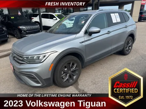 Silver 2023 Volkswagen Tiguan 2.0T SE for sale in Cedar Rapids, IA