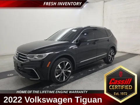 Black 2022 Volkswagen Tiguan 2.0T SEL R-Line for sale in Cedar Rapids, IA