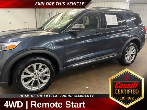 Blue 2024 Ford Explorer XLT for sale in Cedar Rapids, IA