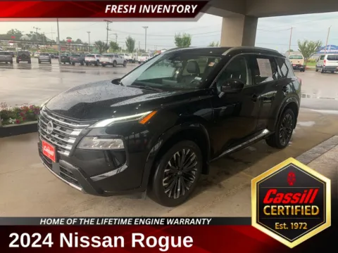 Black 2024 Nissan Rogue Platinum for sale in Cedar Rapids, IA