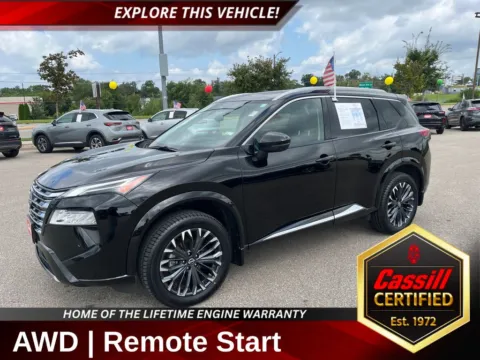 Black 2024 Nissan Rogue Platinum for sale in Cedar Rapids, IA