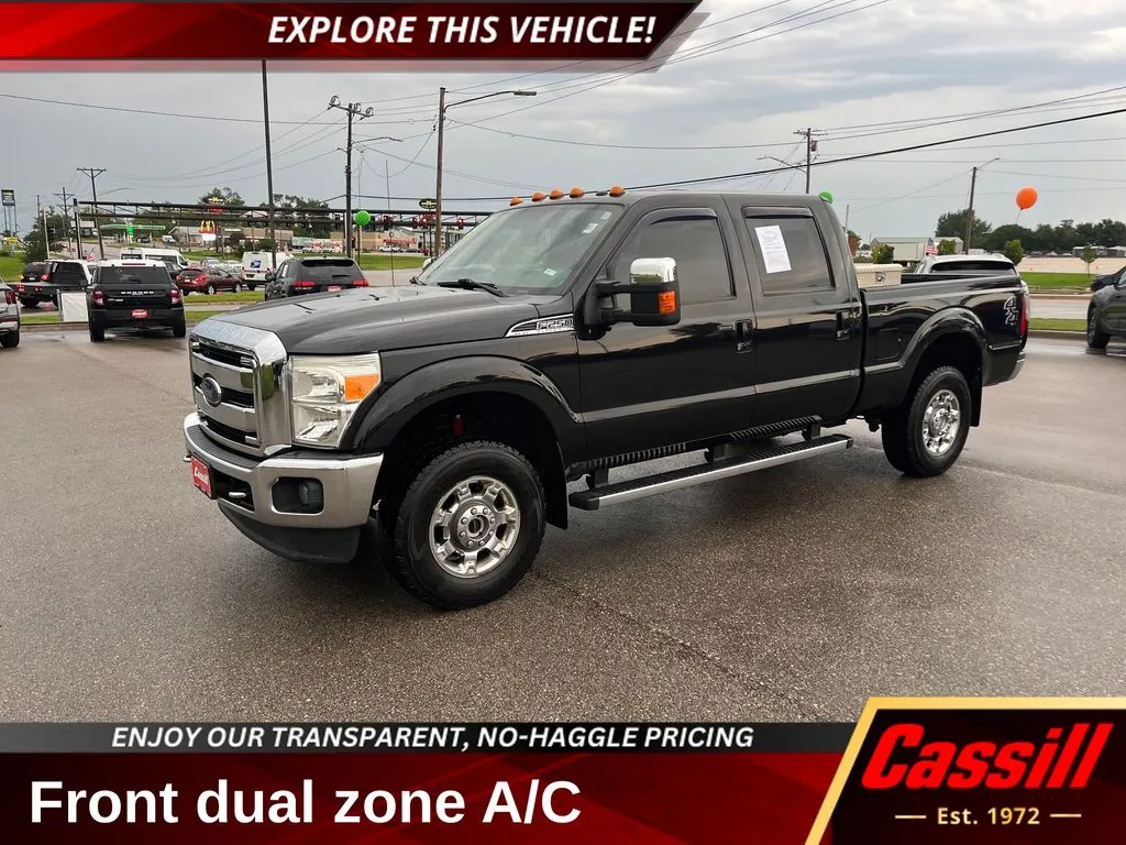 Black 2015 Ford F-250SD Lariat for sale in Cedar Rapids, IA