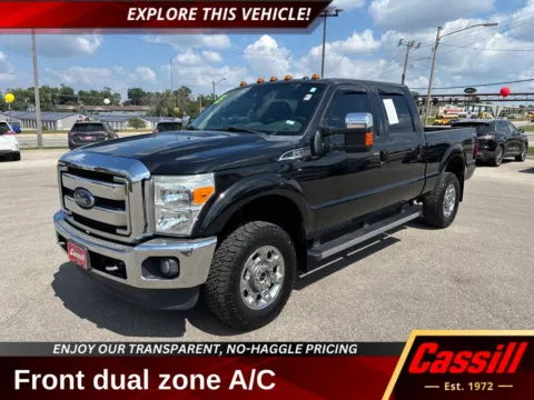 Black 2015 Ford F-250SD Lariat for sale in Cedar Rapids, IA