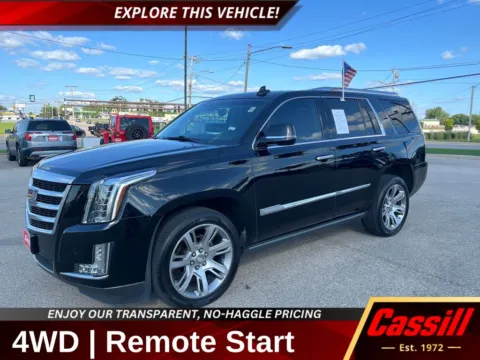 Black 2015 Cadillac Escalade Premium for sale in Cedar Rapids, IA