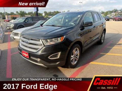 Black 2017 Ford Edge SEL for sale in Cedar Rapids, IA