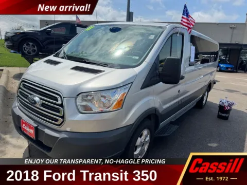Silver 2018 Ford Transit-350 XLT for sale in Cedar Rapids, IA