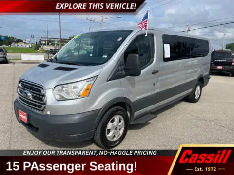 Silver 2018 Ford Transit-350 XLT for sale in Cedar Rapids, IA