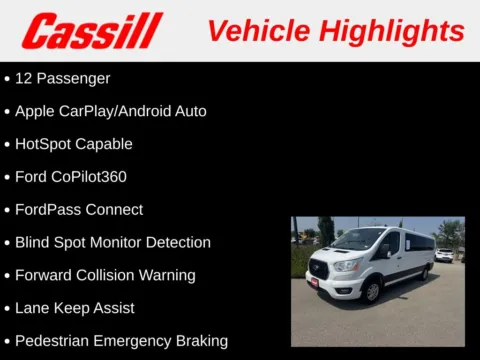 Another view of 2021 Ford Transit-350 XLT for sale in Cedar Rapids, IA at Cassill Motors