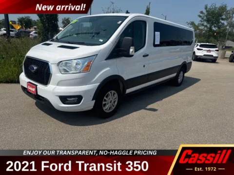 White 2021 Ford Transit-350 XLT for sale in Cedar Rapids, IA