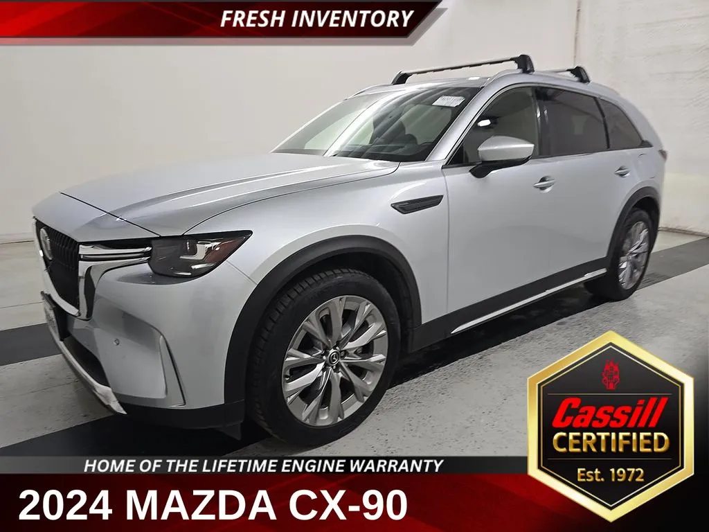 Silver 2024 Mazda CX-90 3.3 Turbo Premium Plus for sale in Cedar Rapids, IA