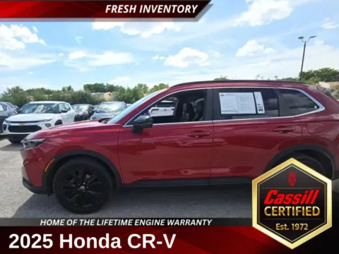 Red 2025 Honda CR-V Hybrid Sport Touring for sale in Cedar Rapids, IA