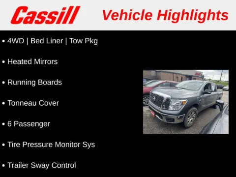 Another view of 2017 Nissan Titan SV for sale in Cedar Rapids, IA at Cassill Motors