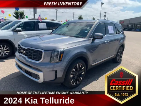 Silver 2024 Kia Telluride SX for sale in Cedar Rapids, IA