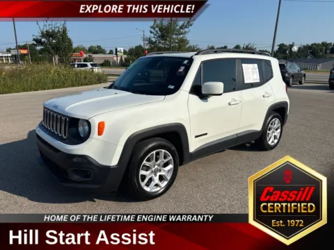 White 2018 Jeep Renegade Latitude for sale in Cedar Rapids, IA