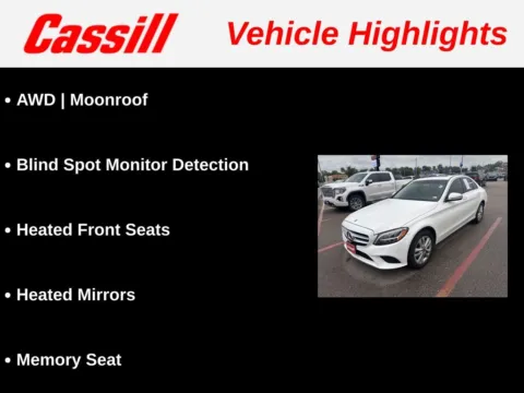 Another view of 2019 Mercedes-Benz C-Class C 300 for sale in Cedar Rapids, IA at Cassill Motors