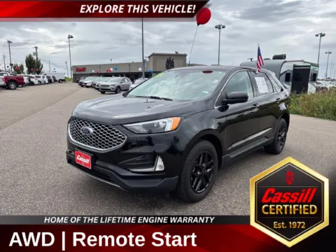Black 2023 Ford Edge SEL for sale in Cedar Rapids, IA