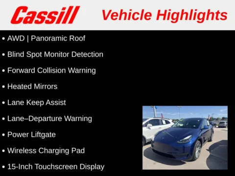 Another view of 2023 Tesla Model Y Long Range for sale in Cedar Rapids, IA at Cassill Motors