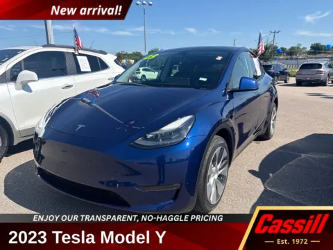 Blue 2023 Tesla Model Y Long Range for sale in Cedar Rapids, IA