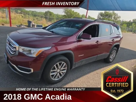 Red 2018 GMC Acadia SLE-2 for sale in Cedar Rapids, IA