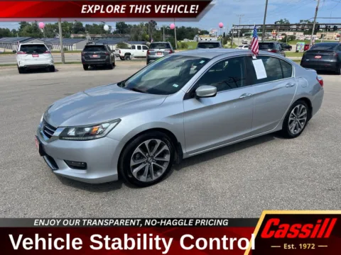 Silver 2014 Honda Accord Sport for sale in Cedar Rapids, IA