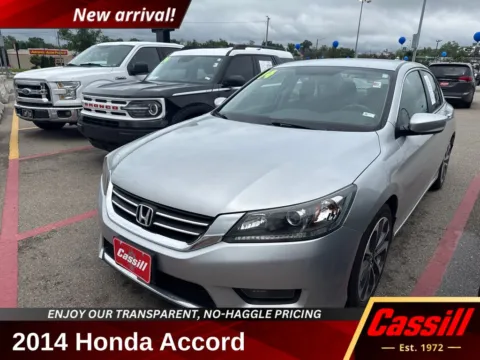 Silver 2014 Honda Accord Sport for sale in Cedar Rapids, IA