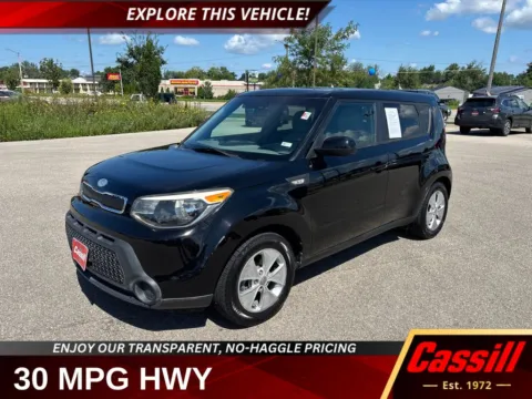 Black 2014 Kia Soul for sale in Cedar Rapids, IA