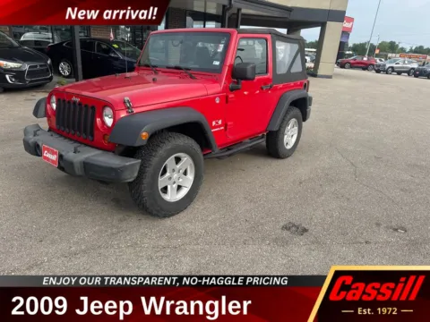 Red 2009 Jeep Wrangler X for sale in Cedar Rapids, IA