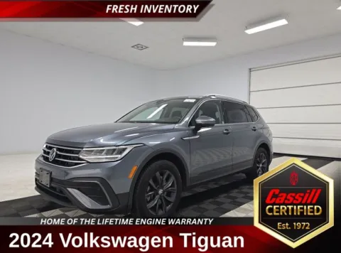 Gray 2024 Volkswagen Tiguan 2.0T SE for sale in Cedar Rapids, IA