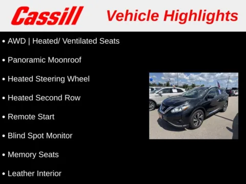 Another view of 2016 Nissan Murano Platinum for sale in Cedar Rapids, IA at Cassill Motors