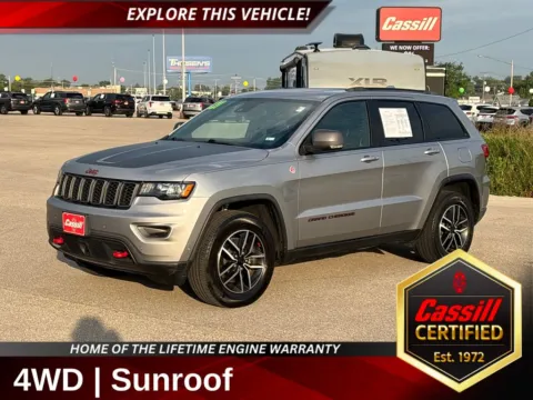 Silver 2021 Jeep Grand Cherokee Trailhawk for sale in Cedar Rapids, IA