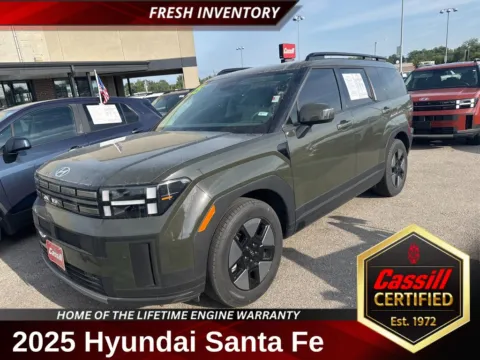 Green 2025 Hyundai Santa Fe Hybrid SEL for sale in Cedar Rapids, IA