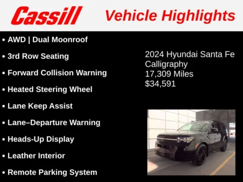 Another view of 2024 Hyundai Santa Fe Calligraphy for sale in Cedar Rapids, IA at Cassill Motors