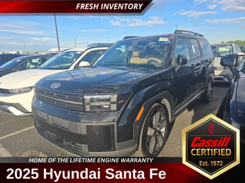 Black 2025 Hyundai Santa Fe Limited for sale in Cedar Rapids, IA