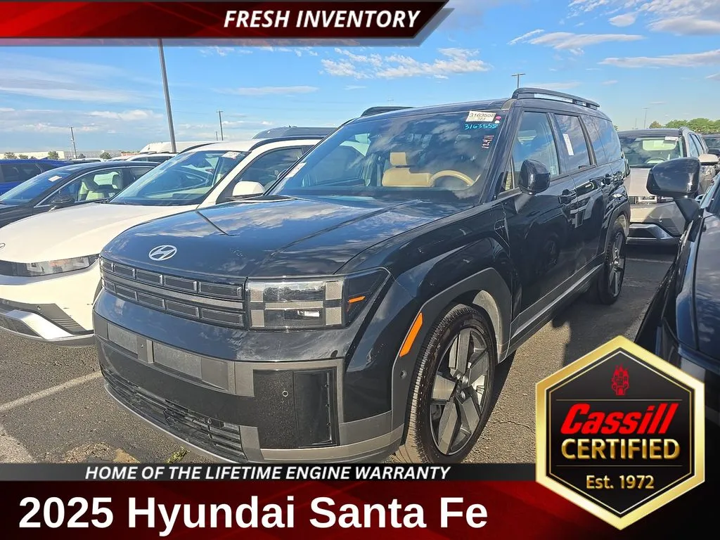 Black 2025 Hyundai Santa Fe Limited for sale in Cedar Rapids, IA