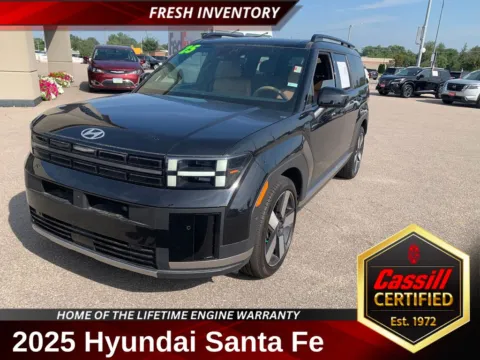 Black 2025 Hyundai Santa Fe Limited for sale in Cedar Rapids, IA