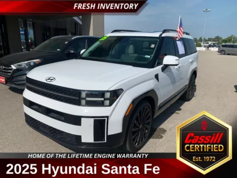 White 2025 Hyundai Santa Fe Calligraphy for sale in Cedar Rapids, IA