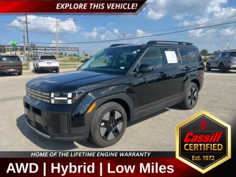 Black 2025 Hyundai Santa Fe Hybrid SEL for sale in Cedar Rapids, IA