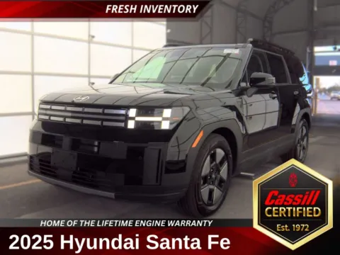 Black 2025 Hyundai Santa Fe Hybrid SEL for sale in Cedar Rapids, IA