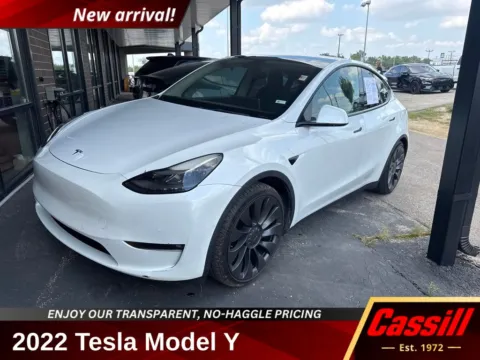 White 2022 Tesla Model Y Performance for sale in Cedar Rapids, IA